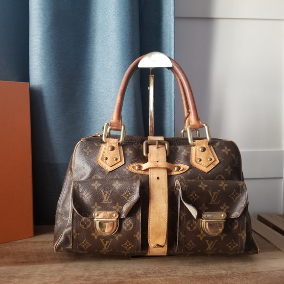 Louis Vuitton, Bags, Louis Vuitton Manhattan Gm Handbag Monogram Canvas